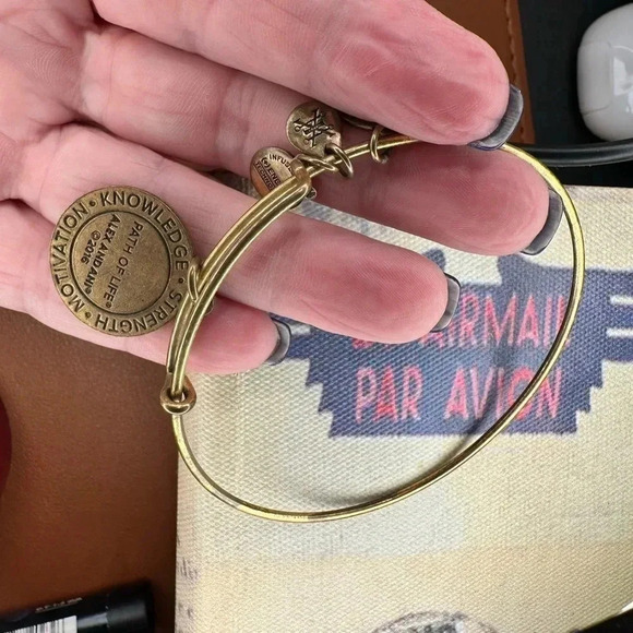 Alex and Ani Celtic Charm Gold Tone - Picture 2 of 3